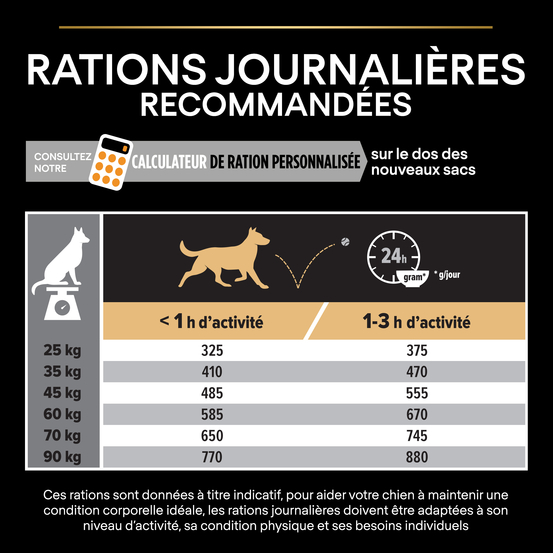 Croquettes chien adulte de grande taille Super Premium - 14 kg