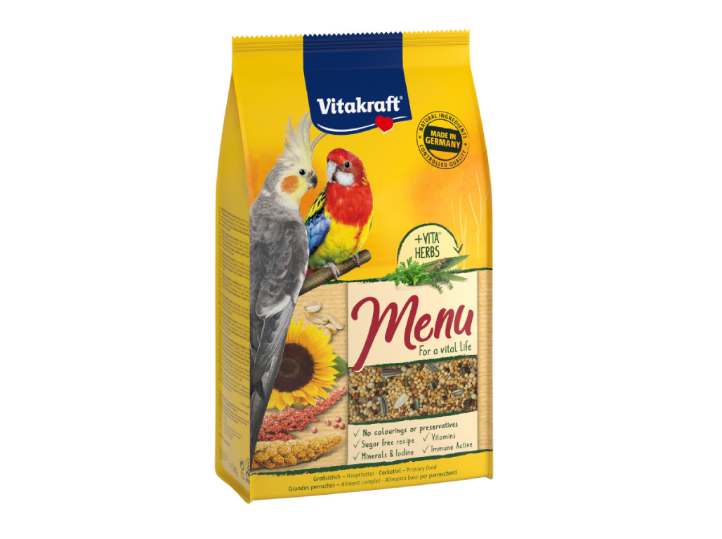 ALIMENTO PARA CATATUA VITAKRAFT PREMIUM MENU 1KG