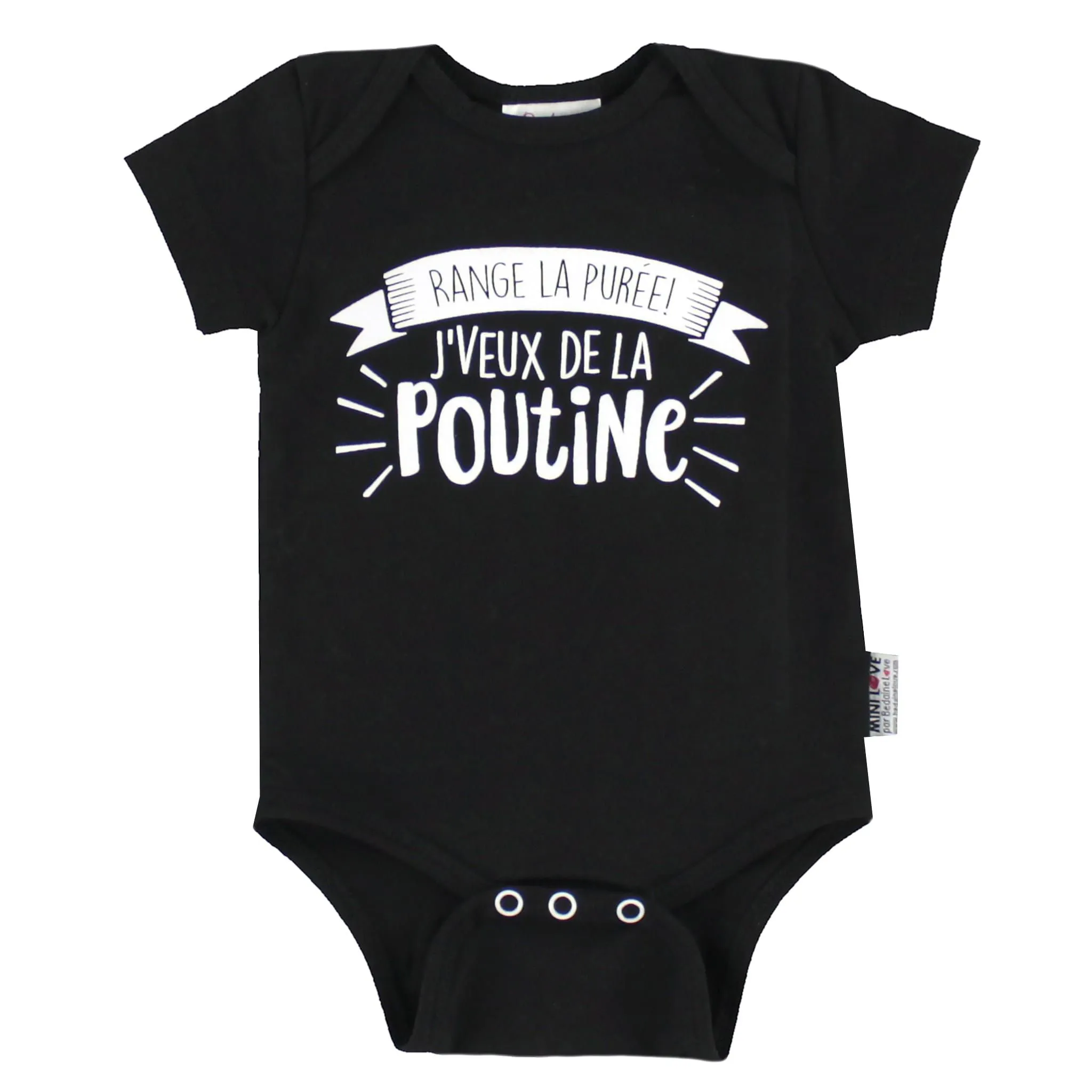 Bedaine Love Cache-Couche Poutine 3-12mois