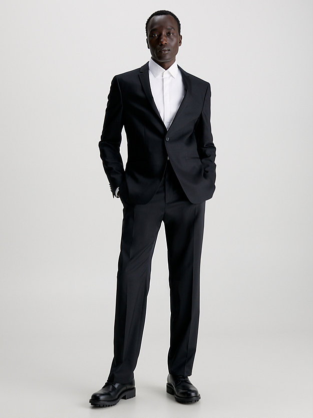 Blazer slim estilo smoking