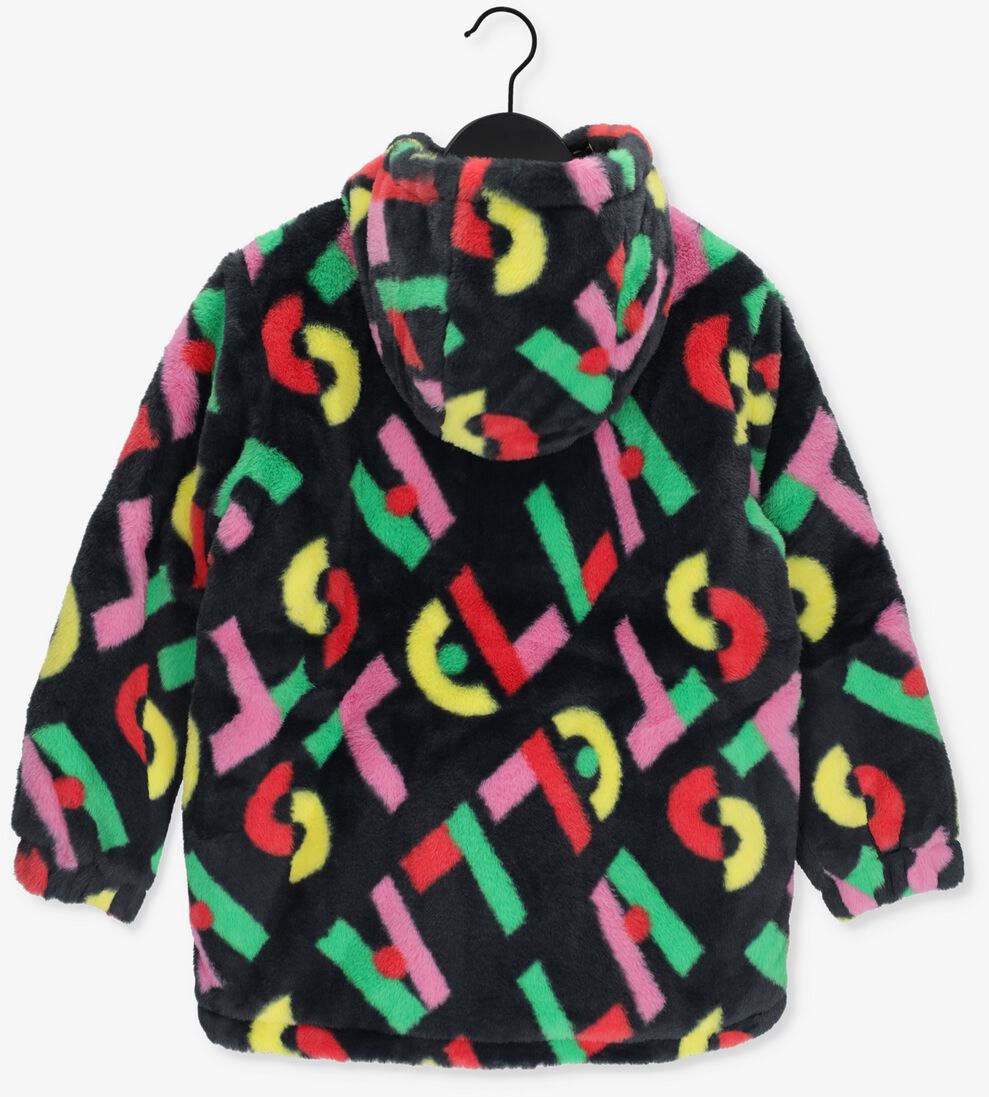 STELLA MCCARTNEY KIDS zwarte stella mccartney kids faux fur jas 8r2b40