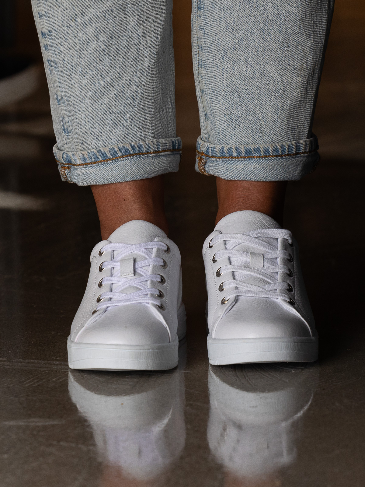 Gorbio Low White - Trapes Sko