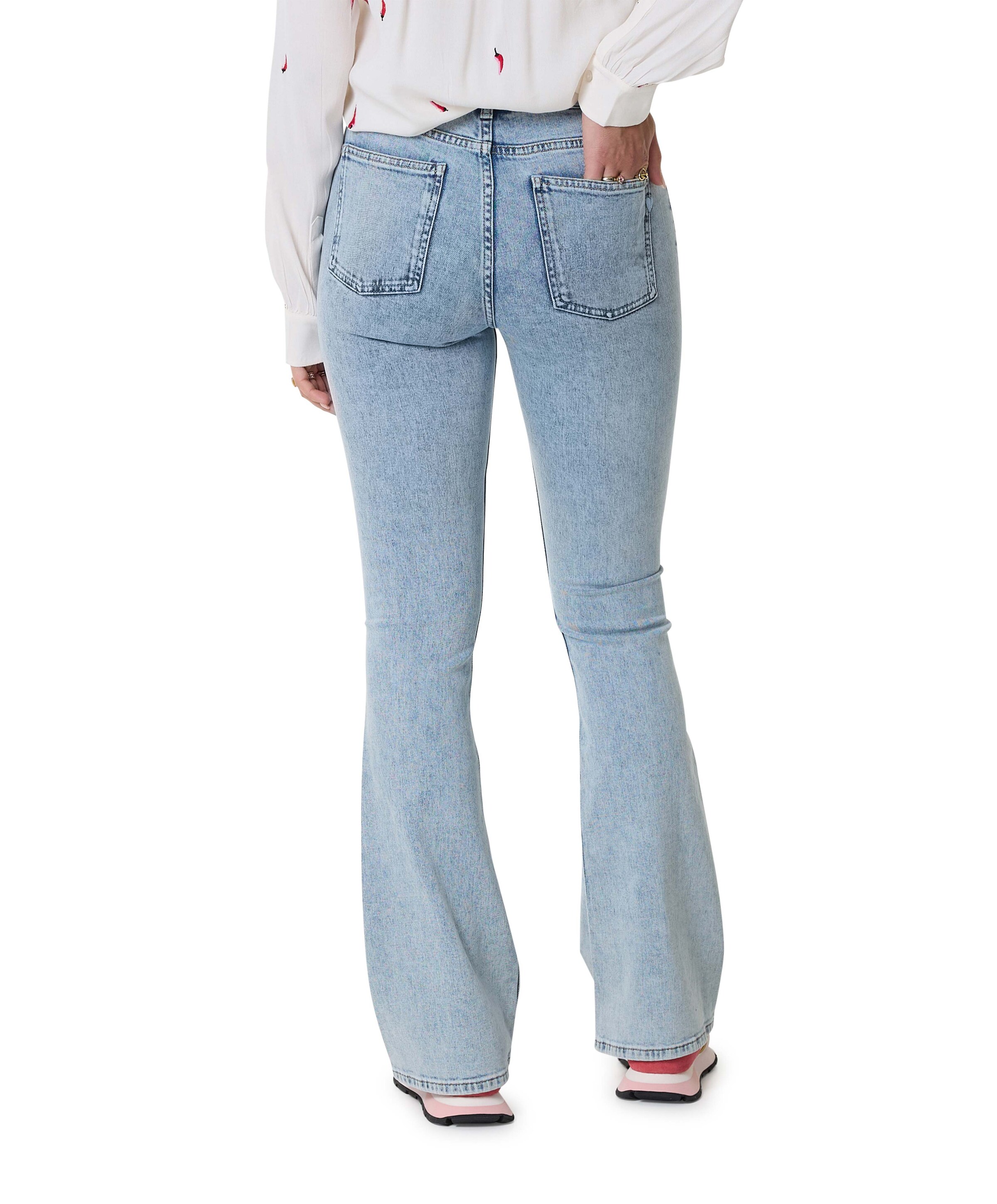 Fabienne Chapot Eva Flare jeans blauw