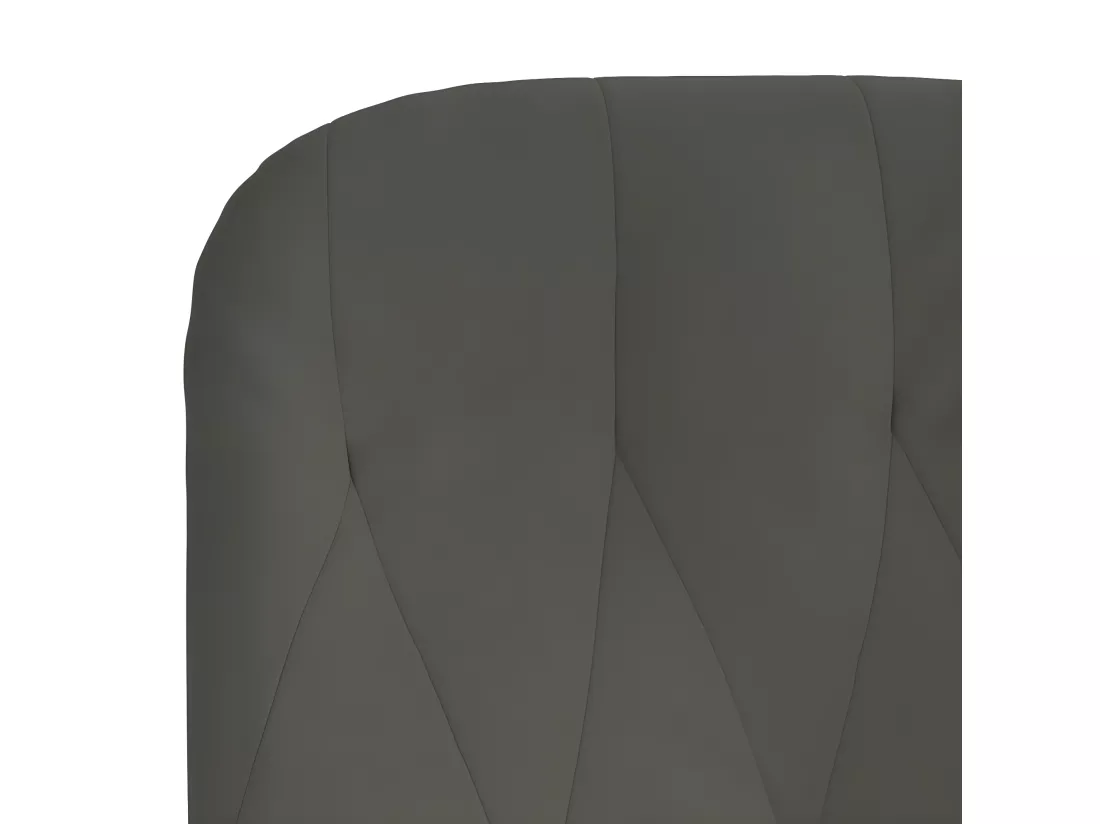 Chaise de relaxation Gris foncé Velours