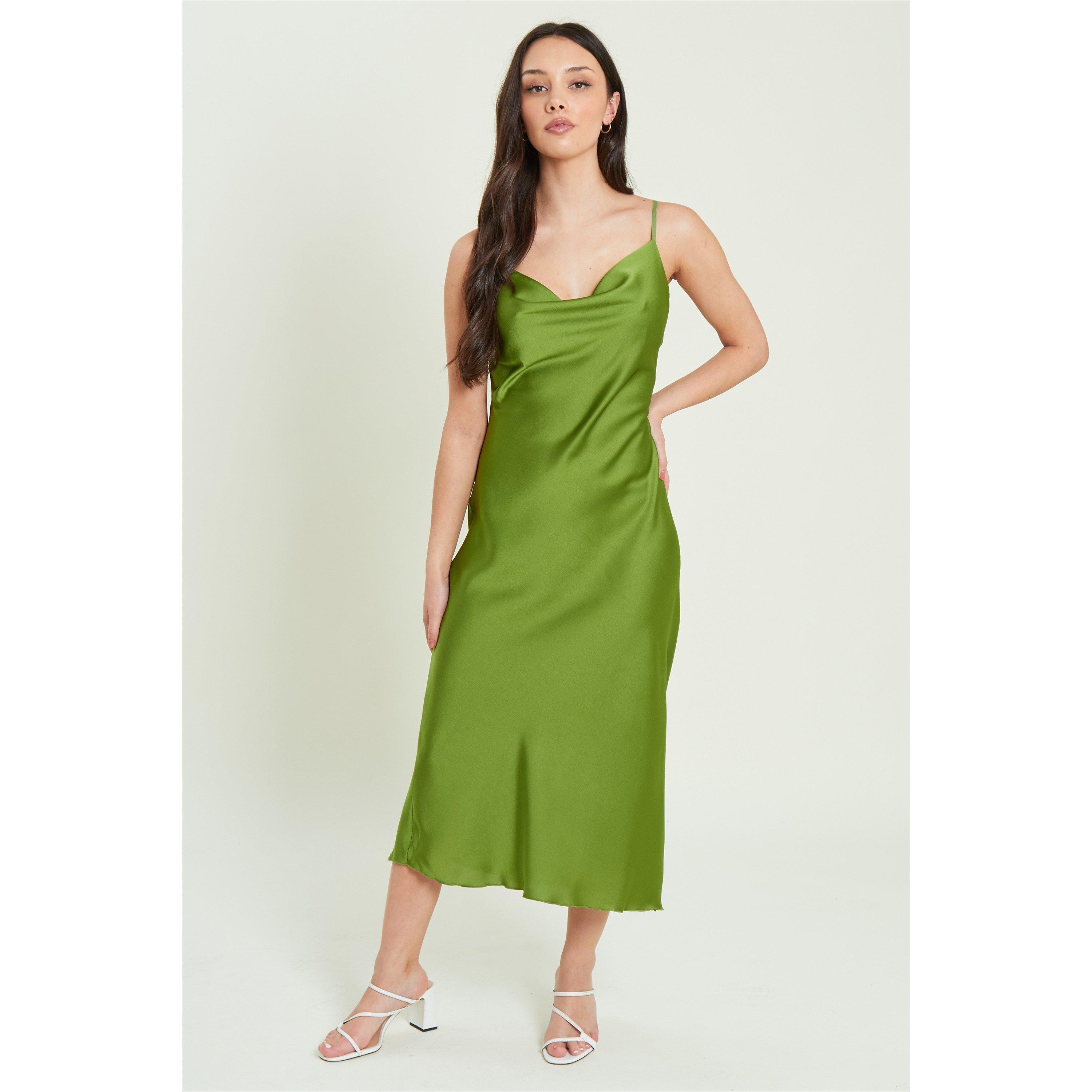 Be You Satin Satin Midaxi Dress
