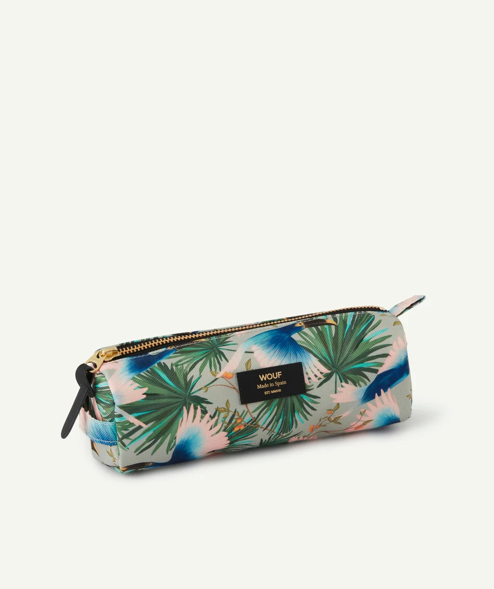 WOUFTROUSSE IMPRIMÉE TROPICAL OISEAUX 21x7x7 CM