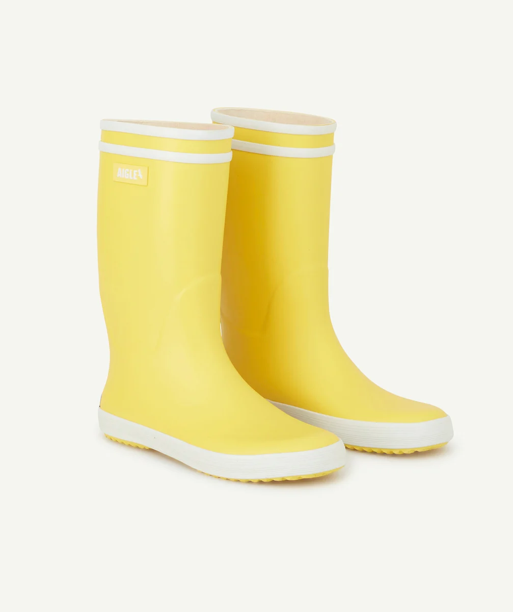 AIGLELES BOTTES EN CAOUTCHOUC JAUNE FILLE LOLLYPOP 2