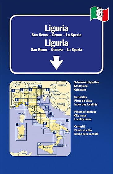 KUMMERLY - 6 LIGURIE ECHELLE 1 200 000