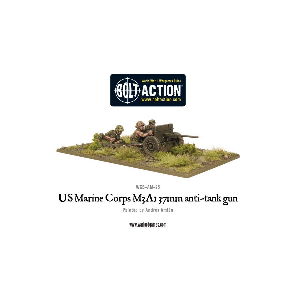 Bolt Action - US -USMC M3A1 37mm anti-tank gun