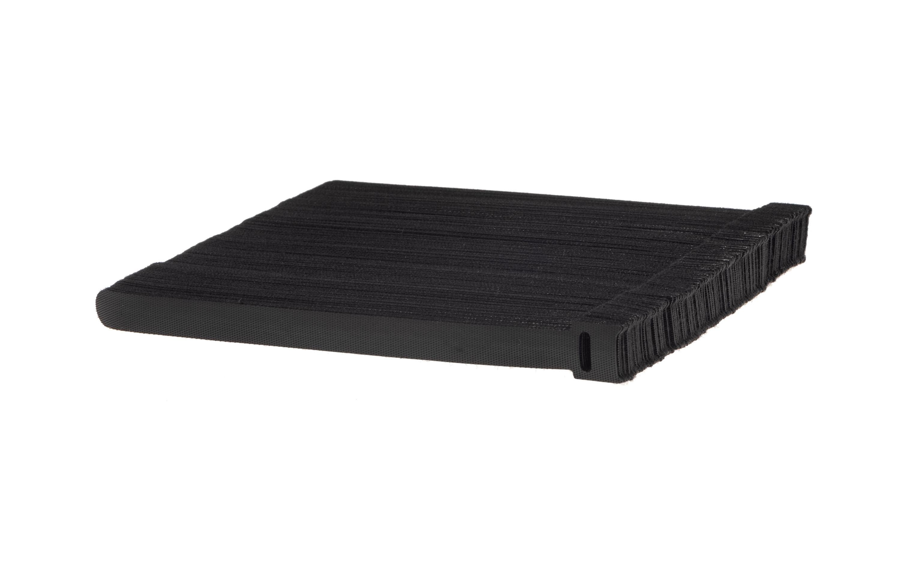 Klettkabelbinder ETK-3-1 13 x 150 mm Schwarz, 100 StückKlett-Kabelbinder, 13 x 150 mm, schwarz