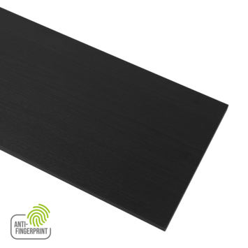 Meubelpaneel antraciet essen ABS fingerprint proof 240x60 cm 18 mm