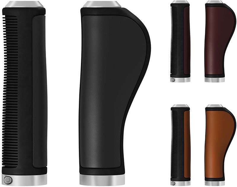 Brooks Ergonomic Leather Grips Ledergriffe kaufen | Bike-Discount