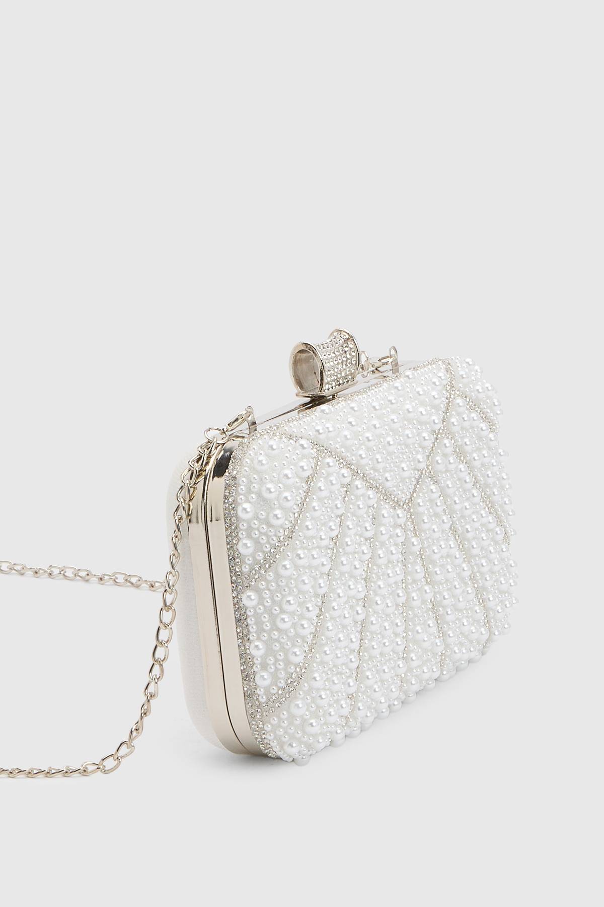 Coast Sac Pochette De Mariée Abbie Orné De Perles