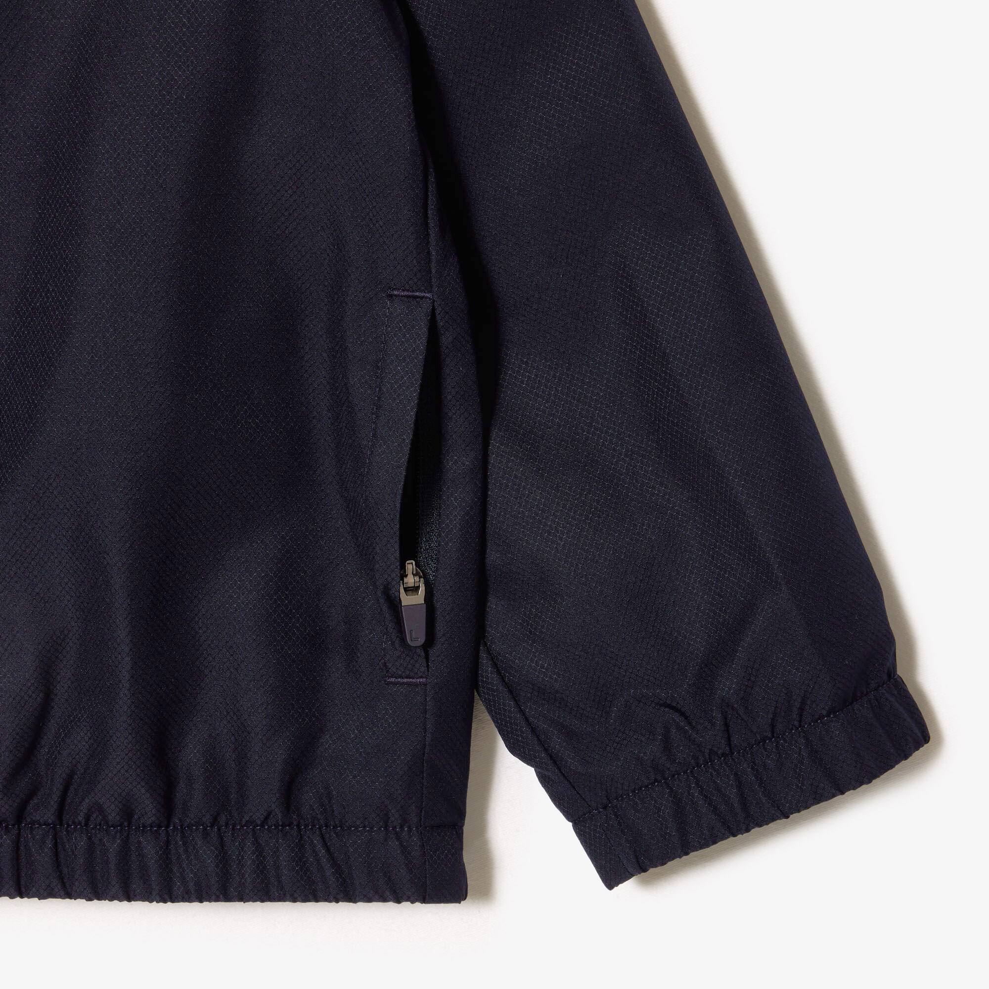 Sport-Jacke mit Kapuze und Logo-Detail Jacken & Mäntel - Blau - Lacoste - Jungen