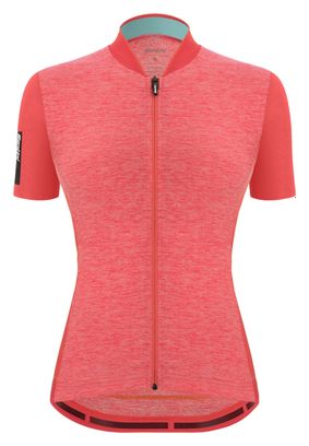 Maillot Manches Courtes Femme Santini Colore Puro Rose