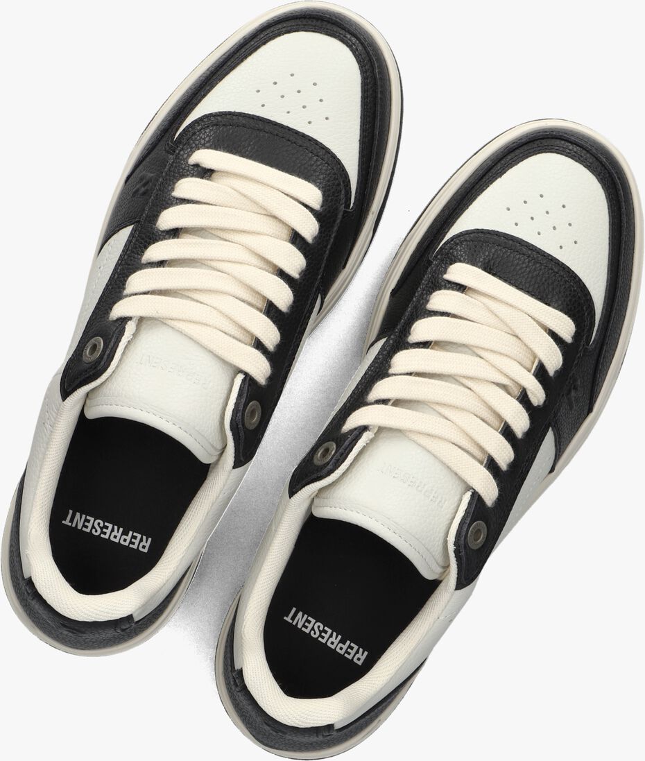 zwarte represent lage sneakers initial sneaker leather