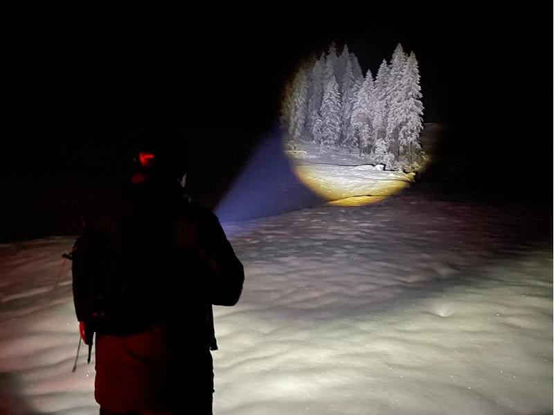 Nordride Taschenlampe LED Spot Long Range R, 1100 Lumen, IP LED-Taschenlampe