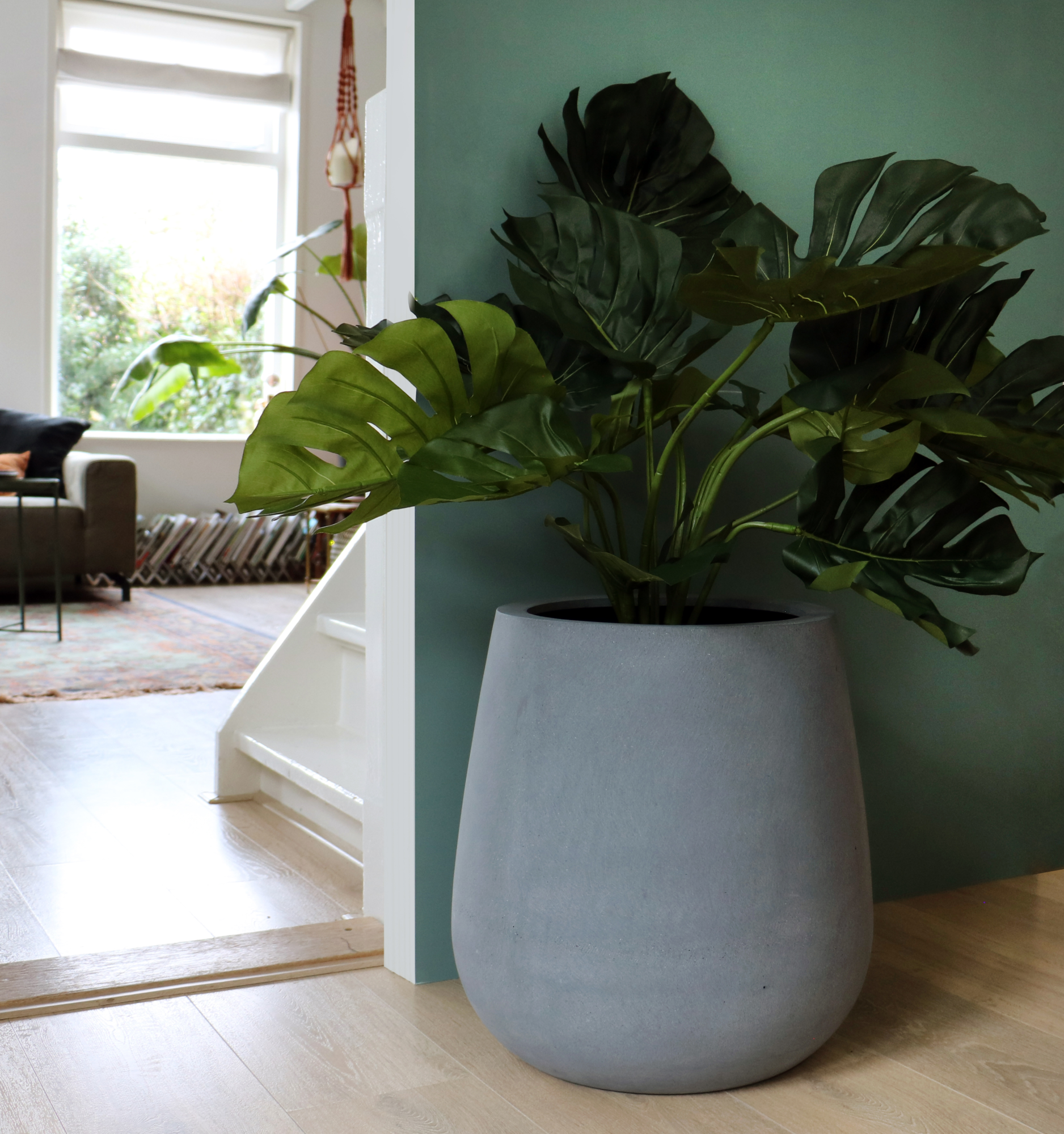Plantenpot Vermont grey Ø66 x H67 cm