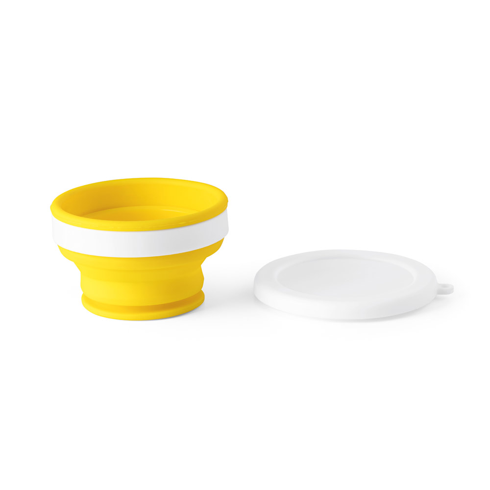 hi!dea 94762 - Verre de voyage pliable 250mL en silicone et PP