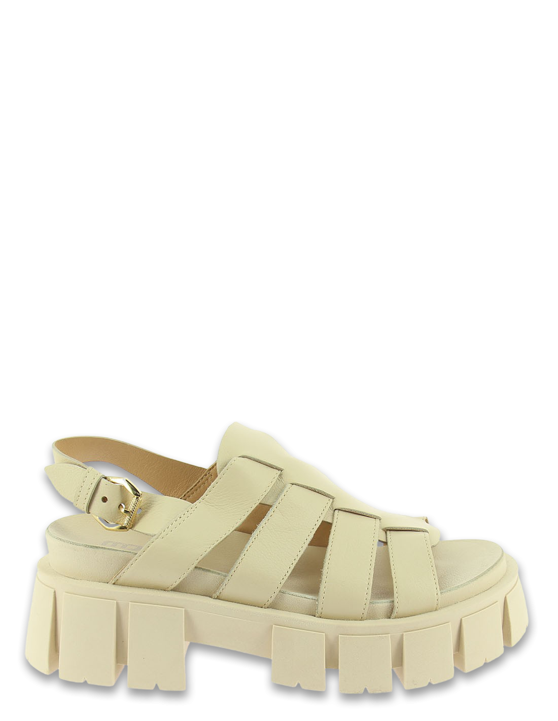 mjus sandales compensées femme Marmara beige