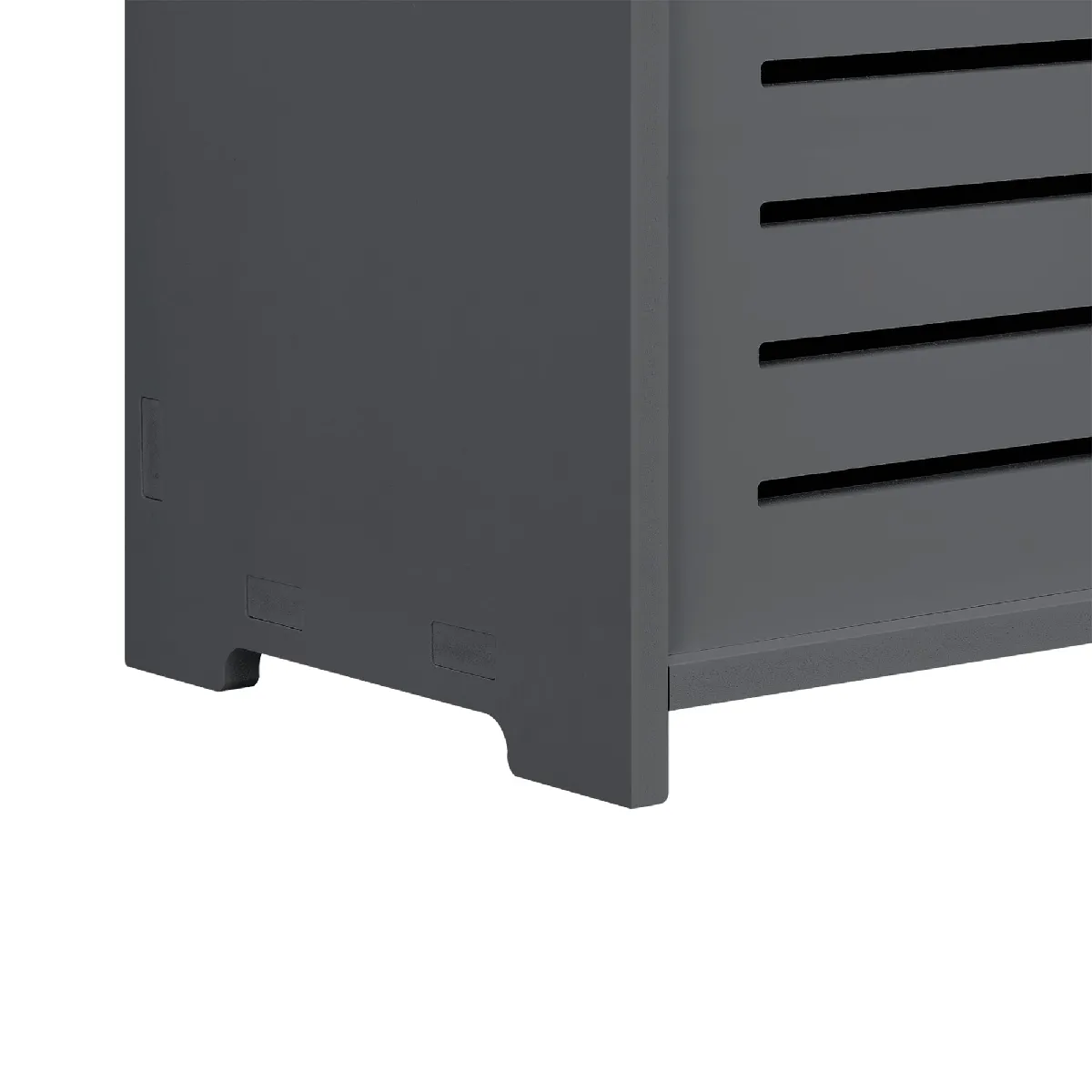 Helloshop26 Meuble salle de bain 62 x 45 x 25 cm gris foncé