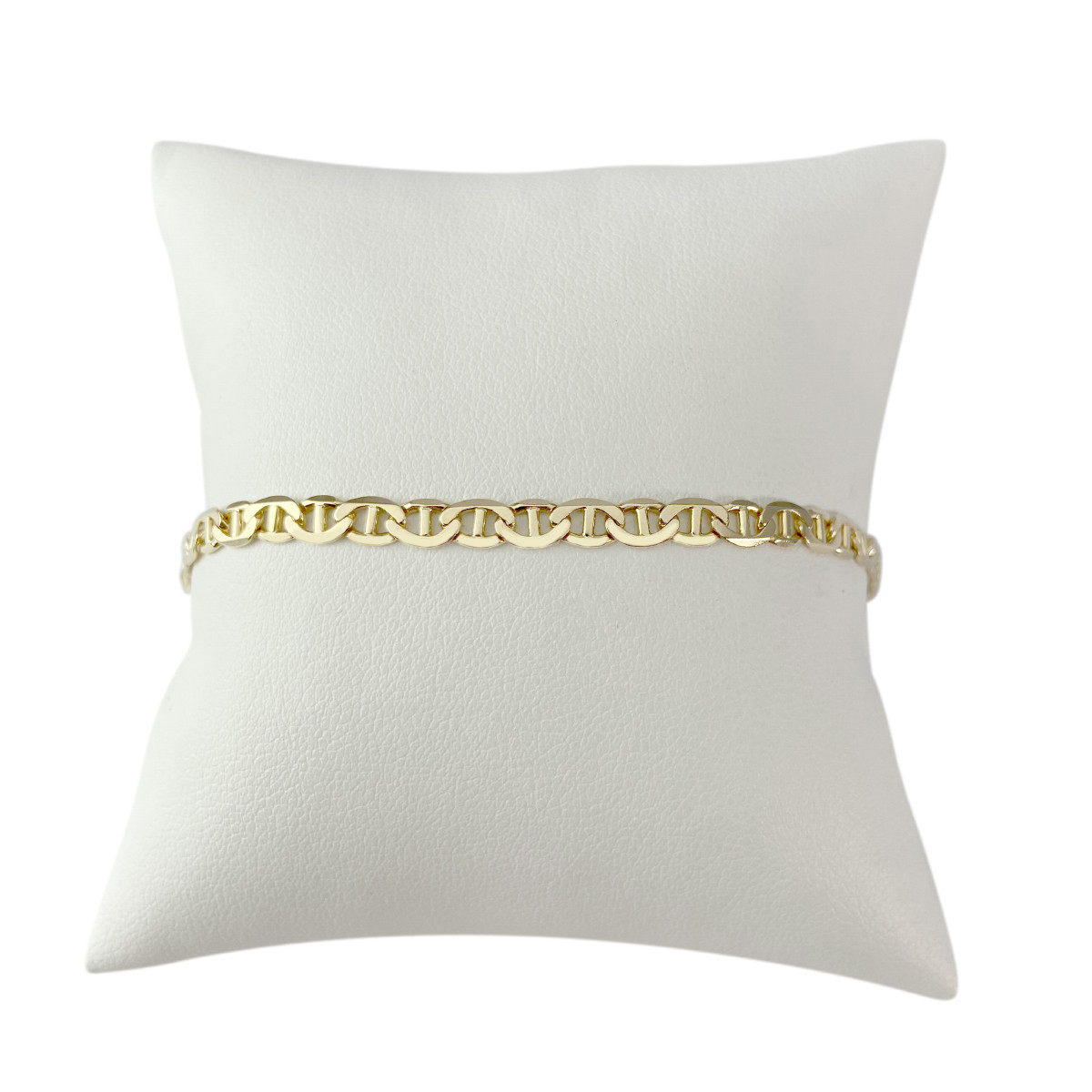 Bracelet d'occasion or 750 jaune maille marine 19 cm