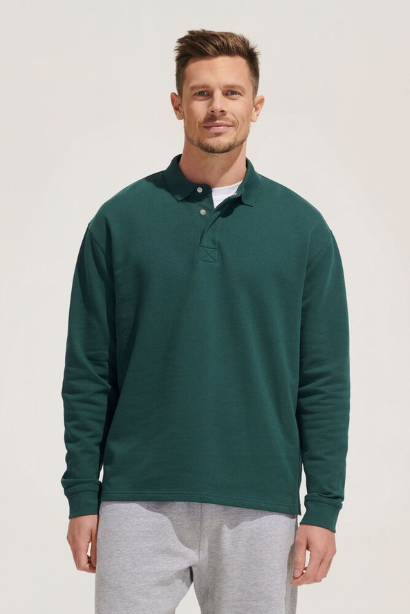 SOL'S 03990 - Heritage Sweat Shirt Unisexe Col Polo