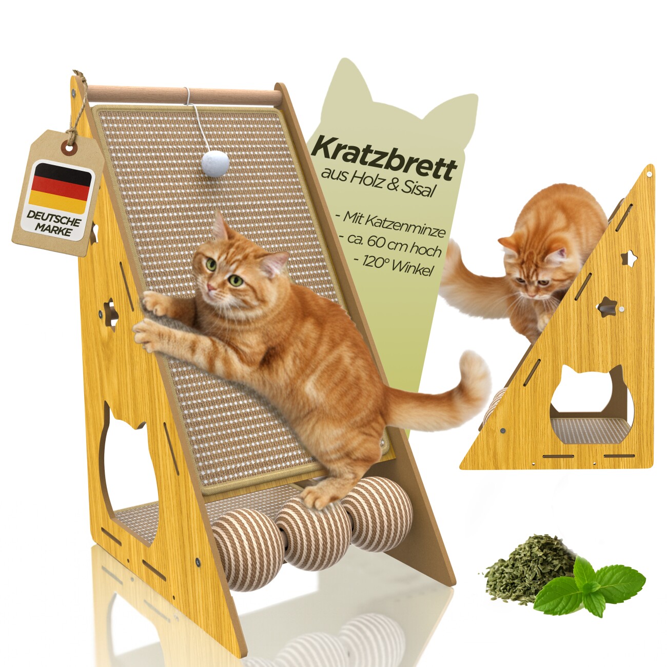 Petsation Modernes Katzen-Kratzbrett