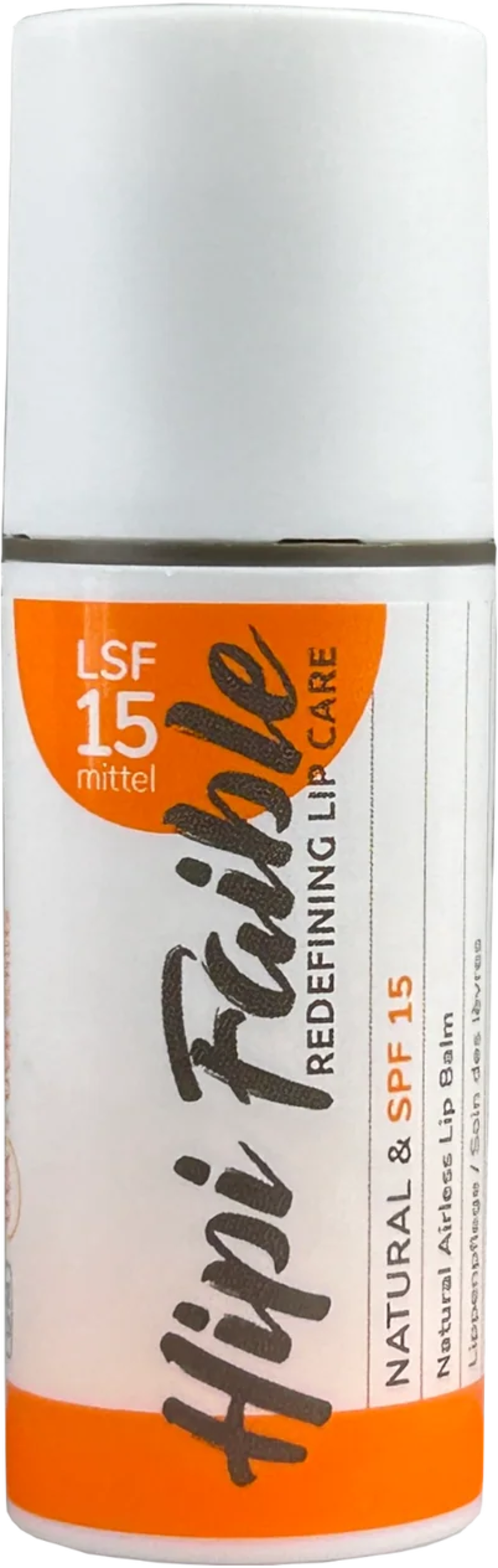 Hipi Faible  Natural Lip Balm SPF 15, 6 ml