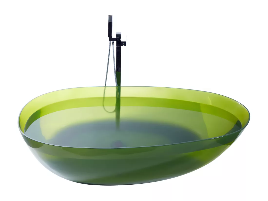 Baignoire îlot verte 169 x 78 cm BLANCARENA