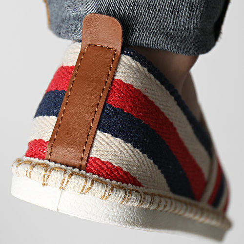 Espadrilles Bleu Marine Rouge Blanc