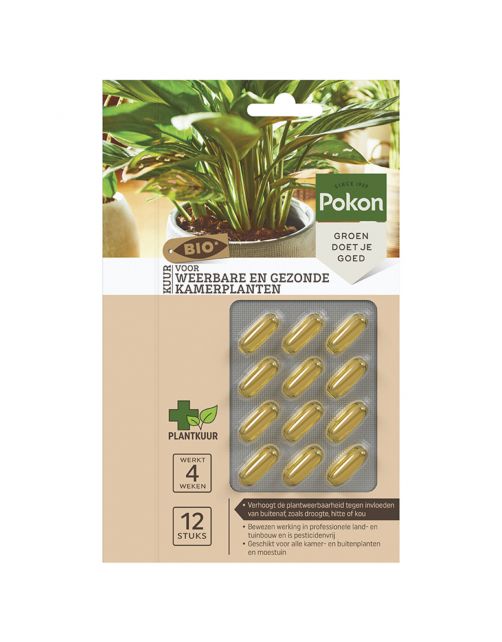 Pokon Bio Kuur Weerbare Gezonde Plant Caps - Insectenbestrijding - 12 stuks