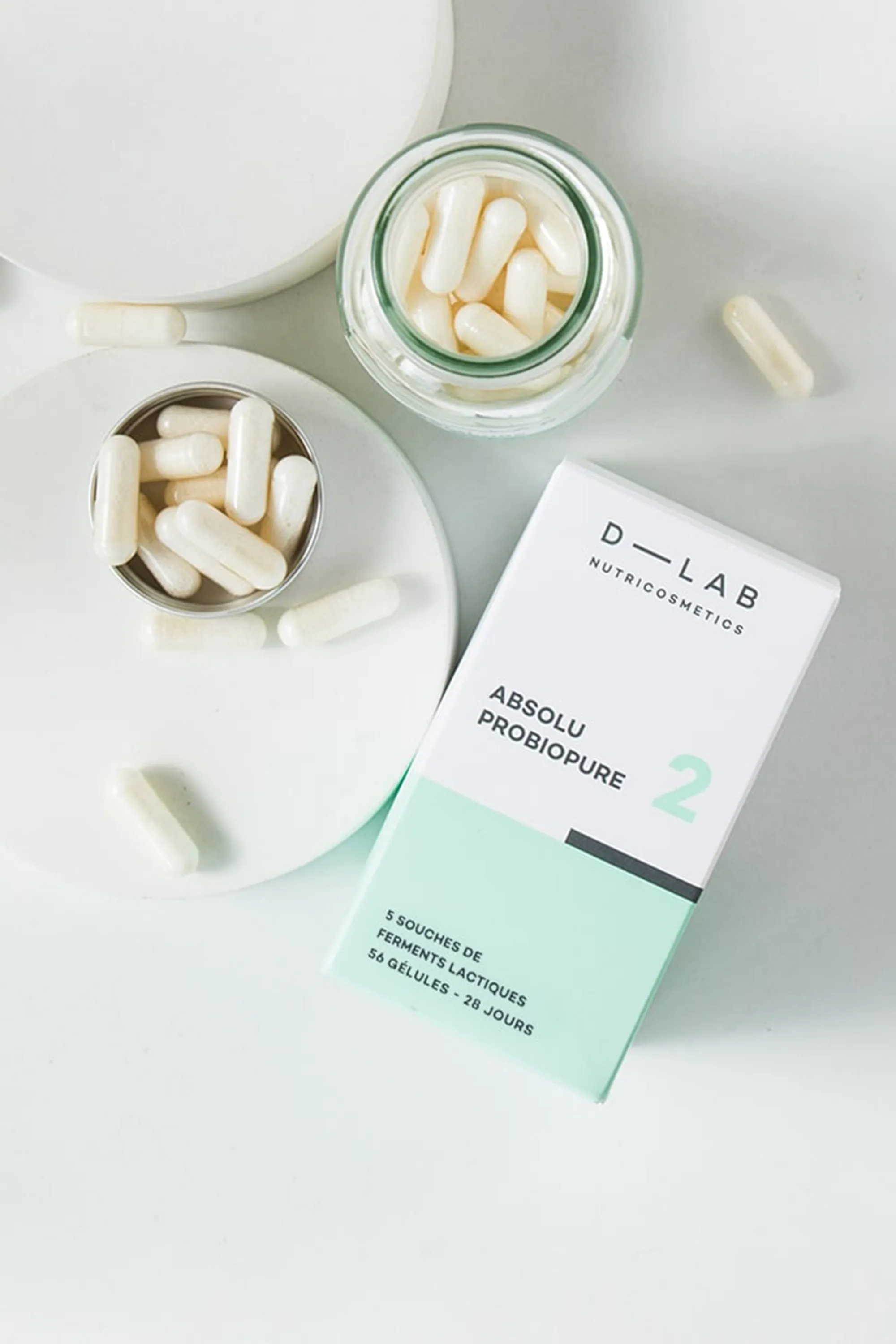 D-LAB Nutricosmetics Compléments alimentaires aux probiotiques Absolu Probiopure