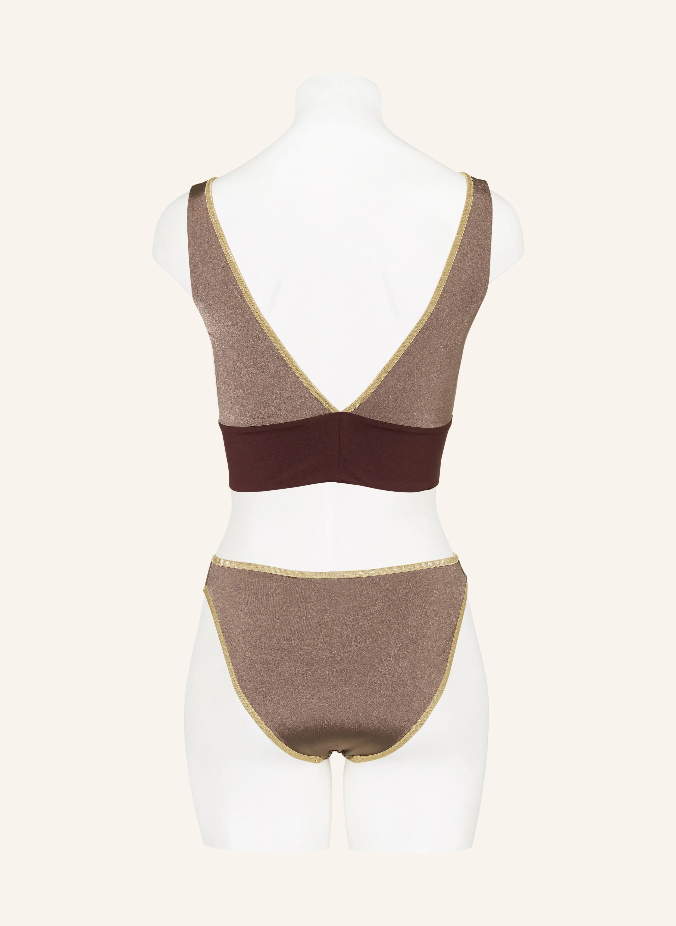 MYMARINI Bustier-Bikini-Top SHINE zum Wenden mit UV-Schutz 50+