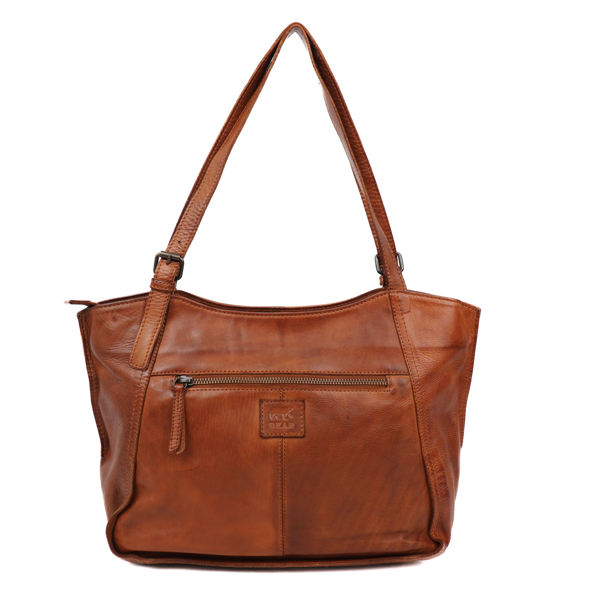 Hand-/schoudertas 'Yvonne' cognac Cognac