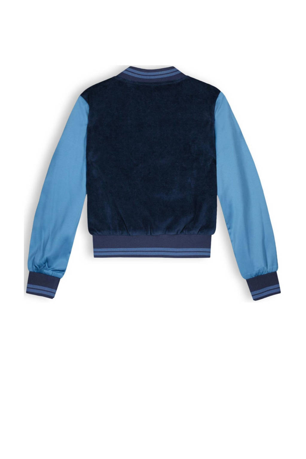 NONO reversible jasje Donna van polyester rood/blauw