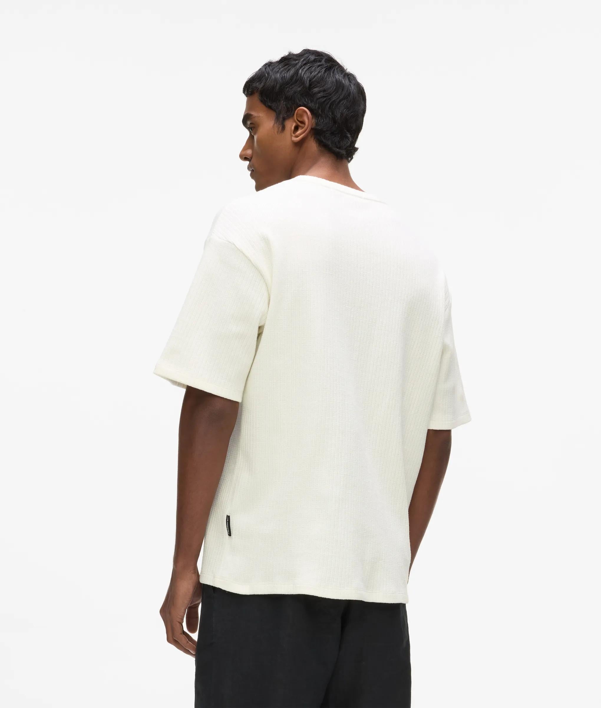 Gestructureerd t-shirt met Monogram