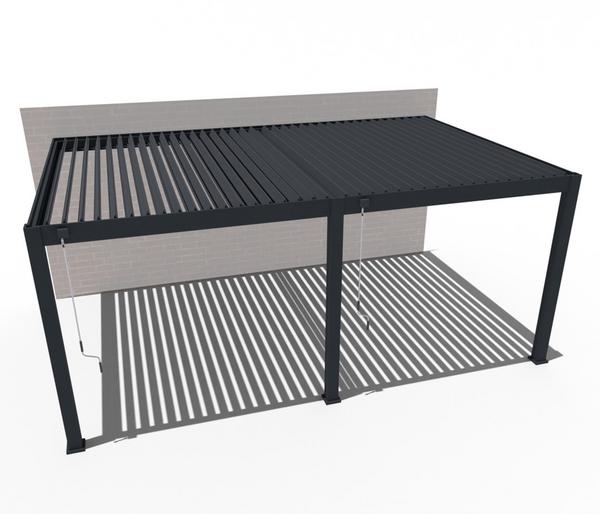 Weide Wand-Pergola Deluxe Plus 4x6, ca.