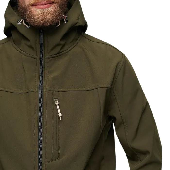 Superdry Hooded Trekker Softshell Jas Heren