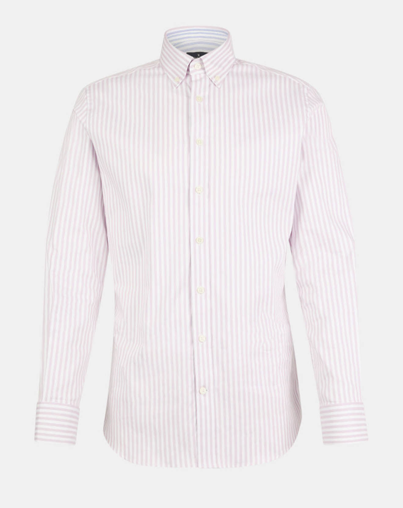 Hackett London Chemise Slim Fit Biface à rayures rose