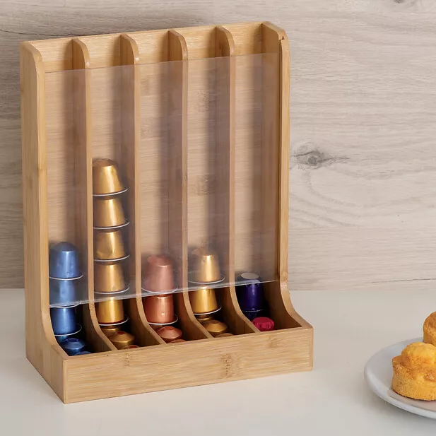 Porte capsule Nespresso bambou (H29 cm) Noé Naturel