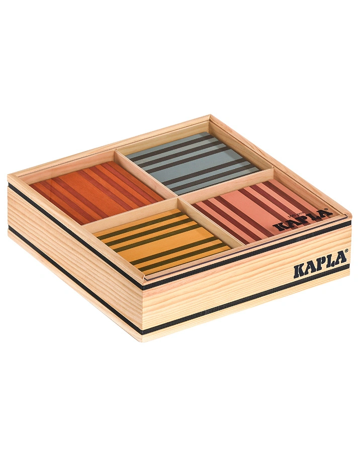 Holzbauplättchen OCTOCOLOR 100-teilig in 8 Farben