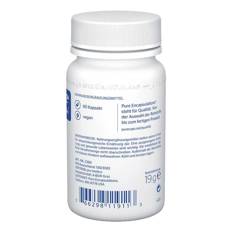 Pure Encapsulations Zink Zinkpicolinat Kapseln, 60 St