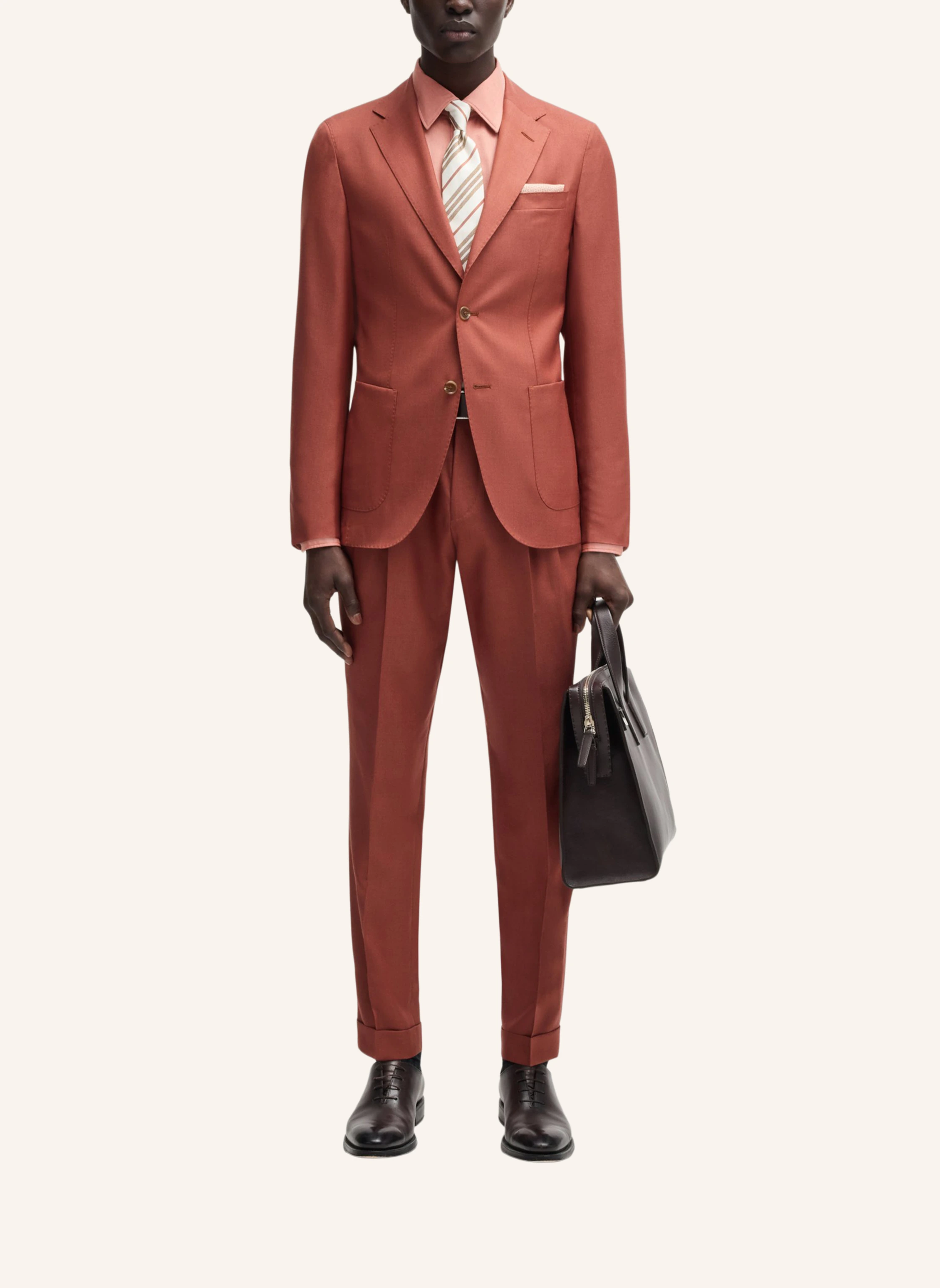 BOSS Business Hemd L-HAYS-KENTW-C-244 Slim Fit