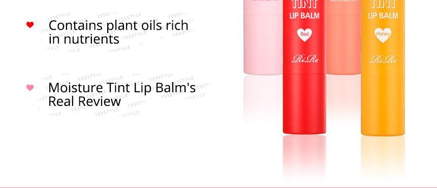 RiRe - Moisture Tint Lip Balm - 4 kleuren