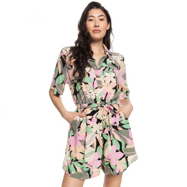 Roxy Real Yesterday Romper Colorido S Mulher