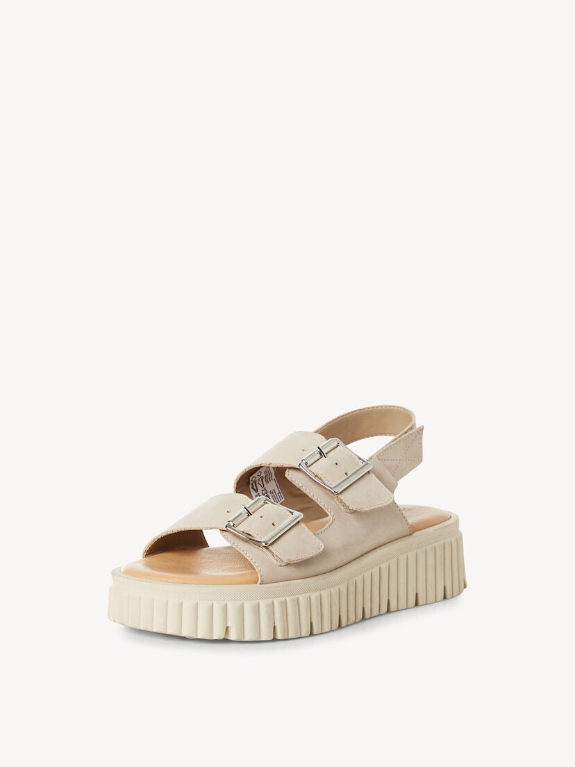 Leren Sandaaltje - beige