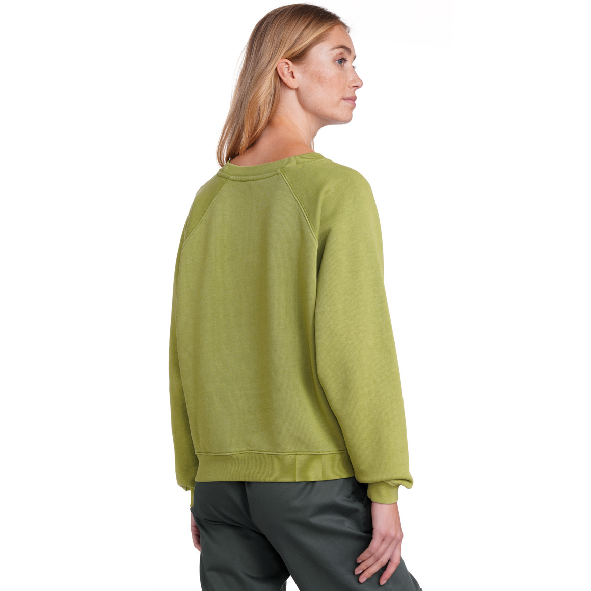 Jonas Nielsen Damen Sweatshirt mit Bio-Baumwolle hellgrün