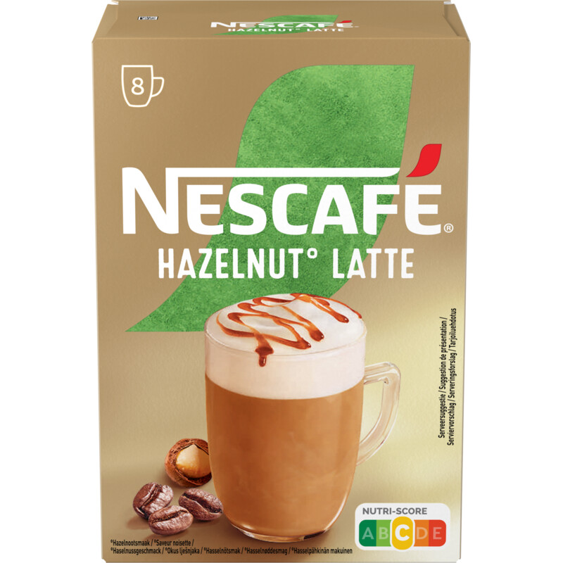 Nescafé Hazelnut latte oploskoffie