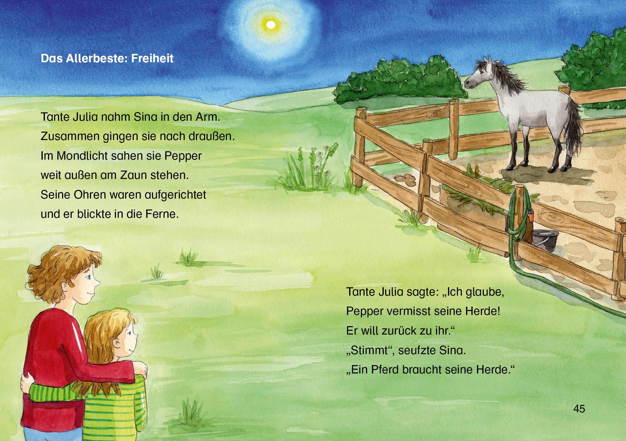 Leselöwen 2. Klasse - Das verletzte Wildpferd